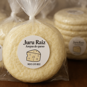 Arepa de Peto con queso