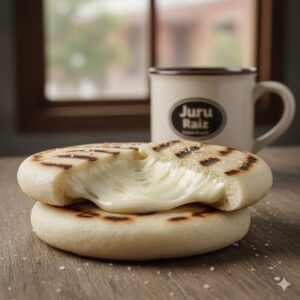 Arepa de Peto rellena de queso